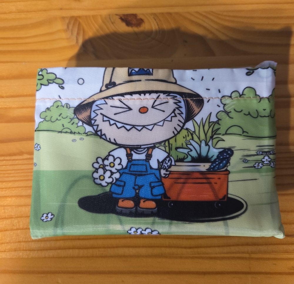 Large Labubu Inspired Reusable Shopping Bag
